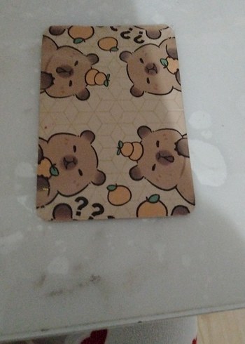 Pastel Kahverengi Desenli Mouse Pad - Görsel 2