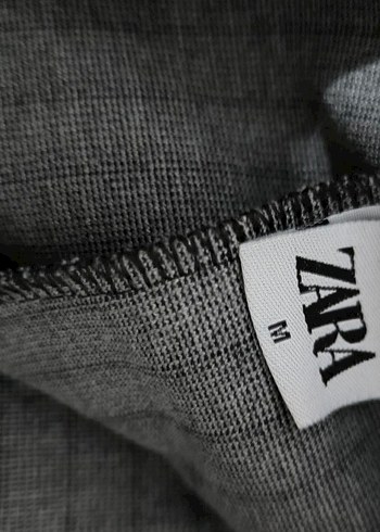 ZARA Gri ÜTÜ İSTEMEYEN ERKEK KUMAŞ PANTOLON - Görsel 4