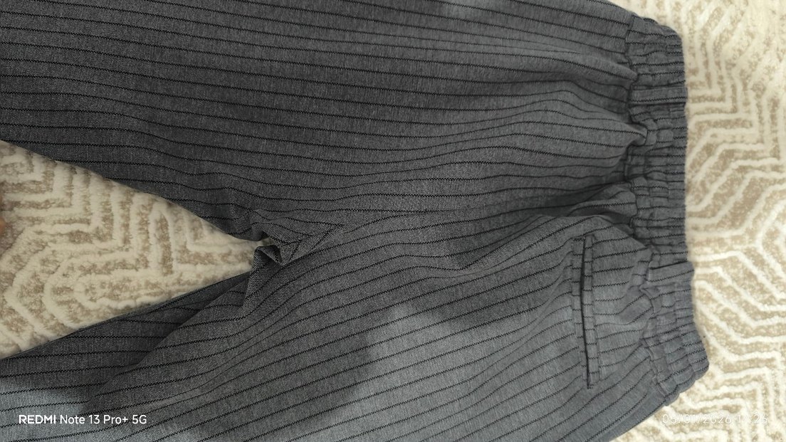 ZARA Gri ÜTÜ İSTEMEYEN ERKEK KUMAŞ PANTOLON - Görsel 2