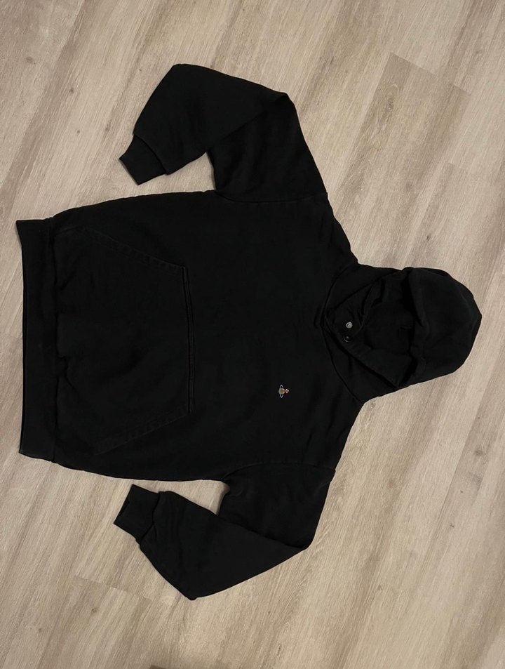 Vivienne Westwood Siyah Kapüşonlu Sweatshirt - Görsel 3