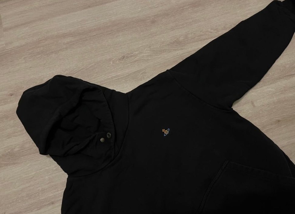 Vivienne Westwood Siyah Kapüşonlu Sweatshirt - Görsel 2
