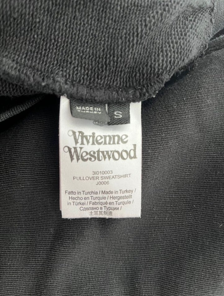 Vivienne Westwood Siyah Kapüşonlu Sweatshirt - Görsel 4