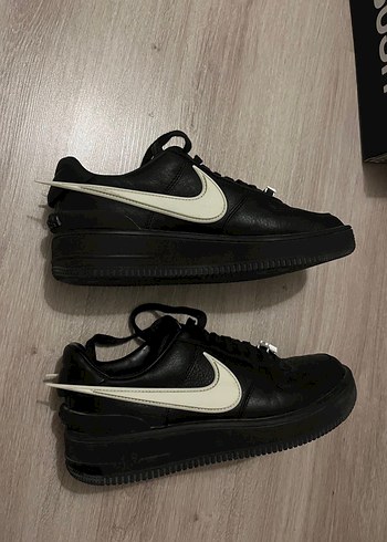 Nike x Ambush Air Force 1 Low Siyah Platform Spor Ayakkabı - Görsel 3