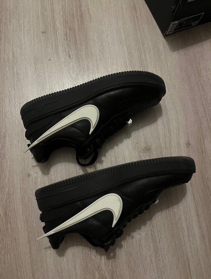 Nike x Ambush Air Force 1 Low Siyah Platform Spor Ayakkabı - Görsel 4
