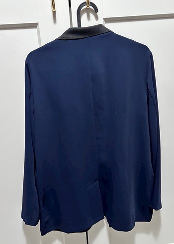 Lacivert Midi Boy Ceket - Görsel 2