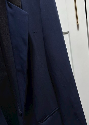 Lacivert Midi Boy Ceket - Görsel 4