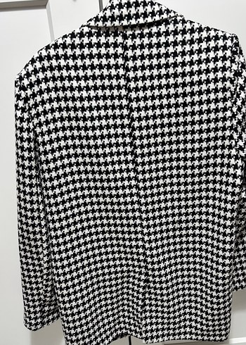 Kazayağı Desenli Blazer Ceket - Görsel 2
