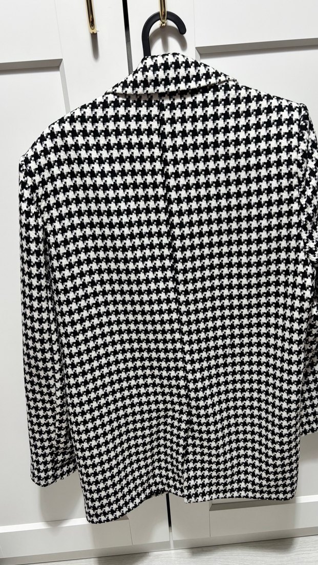 Kazayağı Desenli Blazer Ceket - Görsel 2