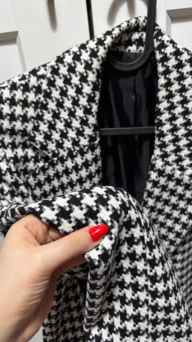 Kazayağı Desenli Blazer Ceket - Görsel 3