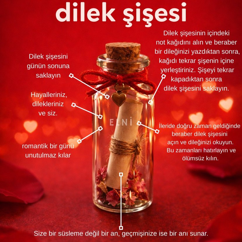 Mini Aşk Ritüeli Romantik Süsleme Paketi - Görsel 2