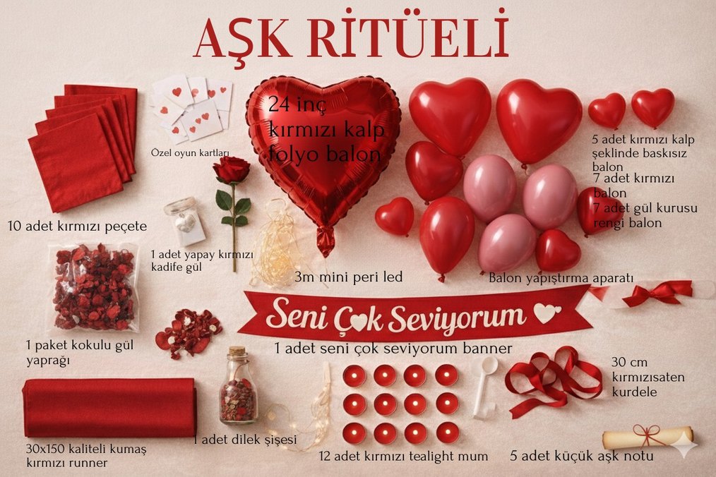Romantik oyun kartlı süsleme paketi - Görsel 3