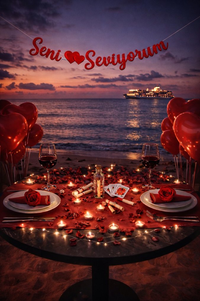 Romantik oyun kartlı süsleme paketi - Görsel 4