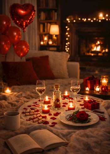 Romantik Masa Süsleme Paketi - Görsel 8