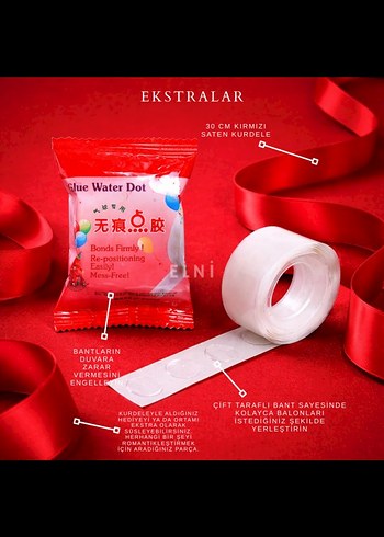 Romantik Masa Süsleme Paketi - Görsel 4