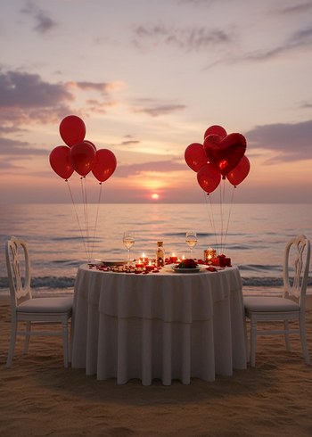 Romantik Masa Süsleme Paketi - Görsel 10