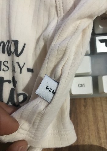 Bebek Kız Baskılı Hastane Kıyafeti Beyaz - Görsel 4