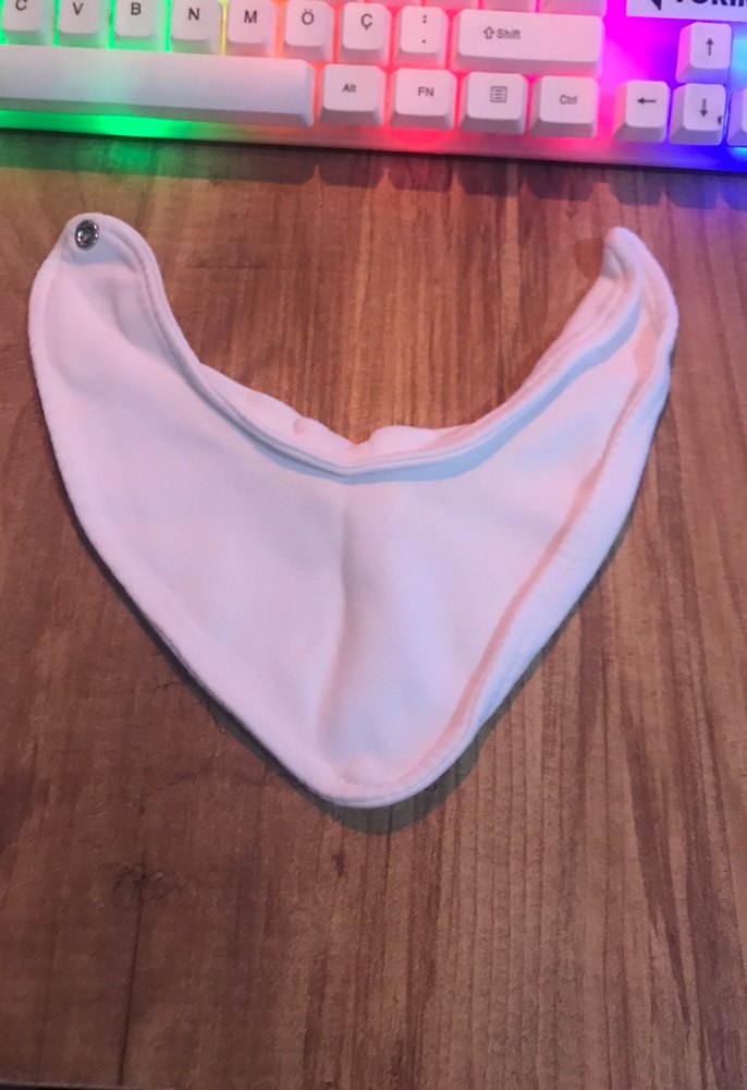 Pastel Baskılı Çok Renkli Bebek Önlüğü - Görsel 2