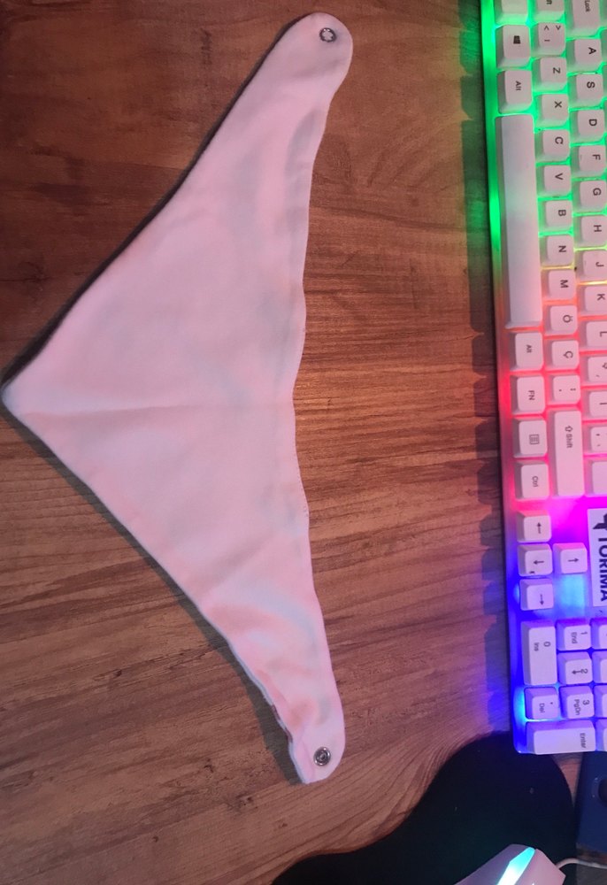 Kalp Desenli Bebek Önlüğü - Görsel 2