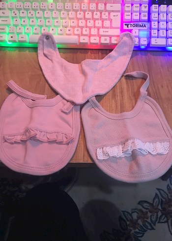 Pembe Bebek Önlük Seti 3'lü - Görsel 2
