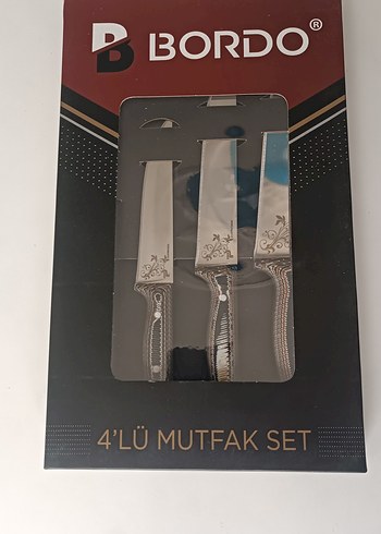 Kahverengi Saplı 5 Parça Bıçak Seti - Görsel 2