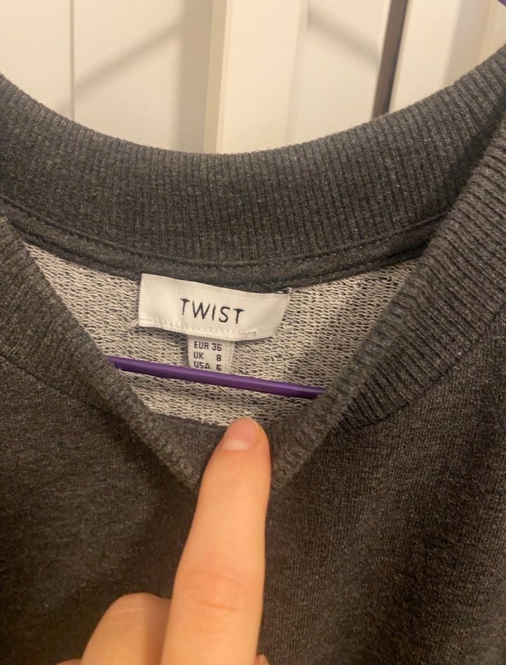 Gri Kadın Midi Triko Elbise - Görsel 3