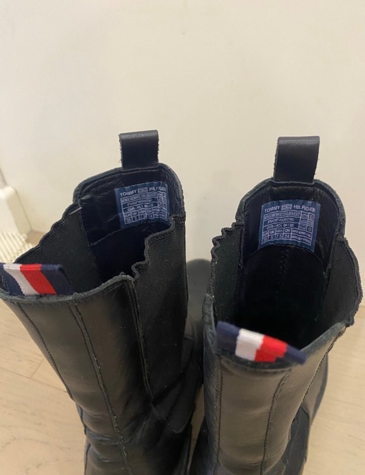 Kadın Siyah Deri Yüksek Topuklu Bot - Görsel 4