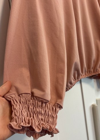 Pembe vintage bluz - Görsel 2