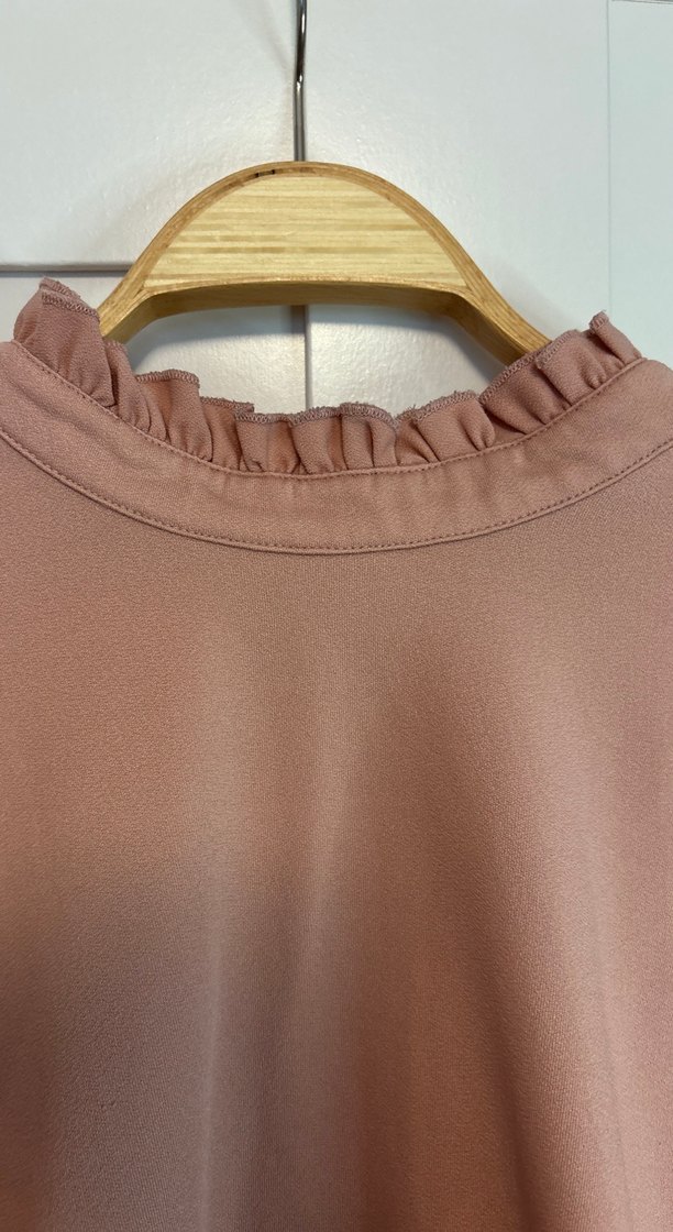 Pembe vintage bluz - Görsel 3