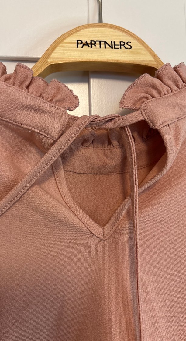 Pembe vintage bluz - Görsel 4