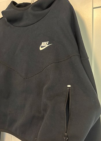Nike Siyah Fermuarlı Kadın Sweatshirt - Görsel 2