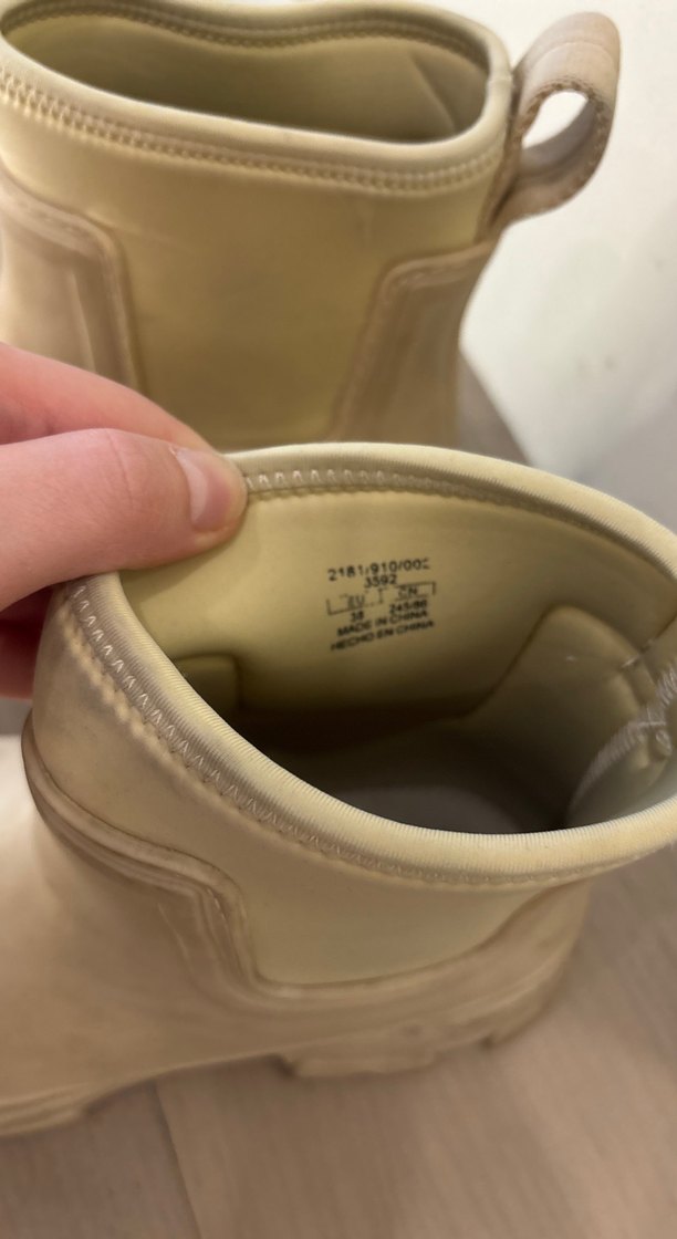 Bej Minimalist Platform Topuklu Kadın Bot - Görsel 3