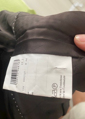 s Beden kahverengi Renk Klasik Kesim Düğmeli japone kol Ceketi