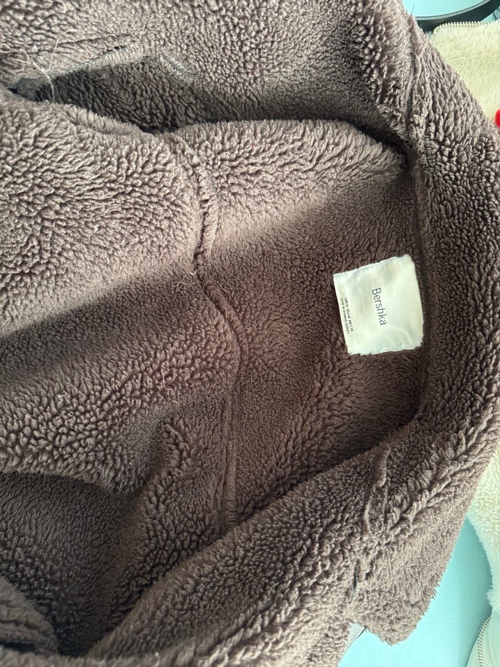 Kahverengi Kürklü Deri Kadın Mont - Görsel 4