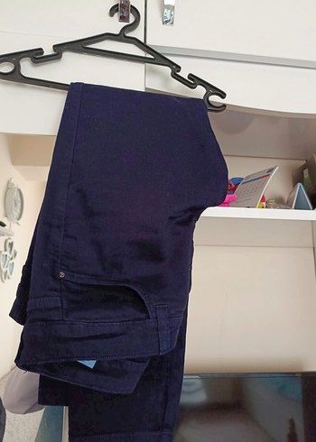 adL Koyu Lacivert Klasik Kesim Pantolon - Çok Temiz - Görsel 2