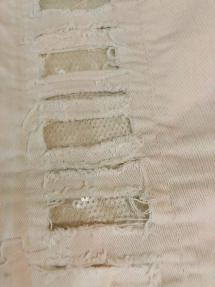 Beyaz Düz Kesim Jean Pantolon — görsel 2/13