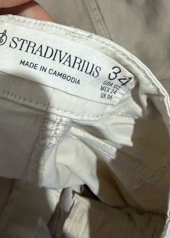 Bej Rahat Kesim Midi Kadın Kot Pantolon - Görsel 4