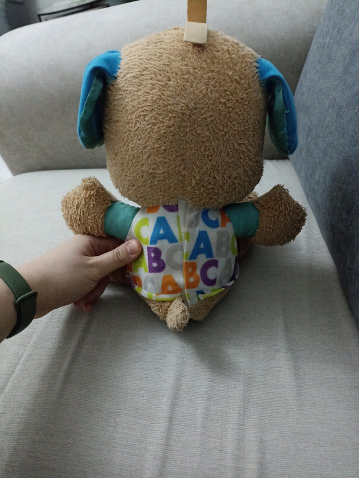 Renkli Eğitici Peluş Köpek Oyuncak - Görsel 2