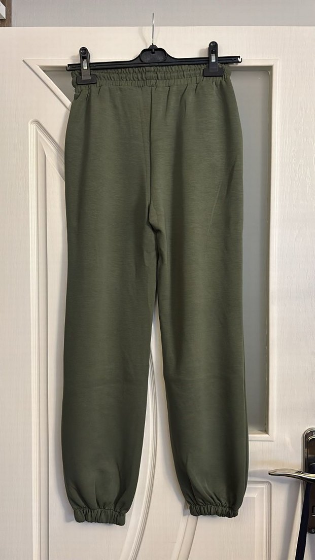 Yeşil Rahat Kesim Kadın Eşofman Altı - Görsel 2