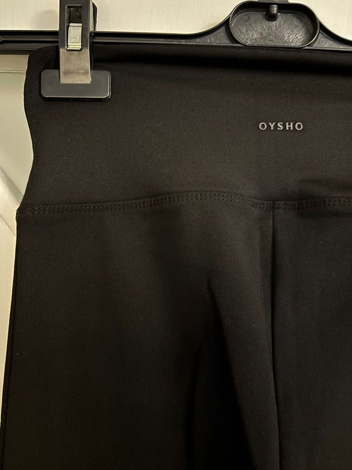 Kadın Siyah Midi Geniş Paça tayt - Görsel 2