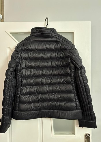 Siyah Fermuarlı Kadın Mont Slim fit belden oturtmalı. - Görsel 2
