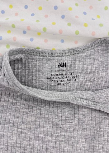 H&M Uzun Kollu İkili Body - Görsel 4