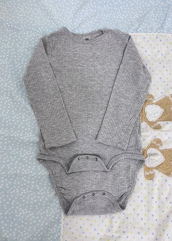 H&M Uzun Kollu İkili Body - Görsel 3