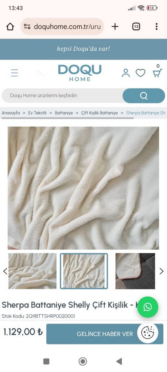 Çift Kişilik Battaniye - Görsel 2