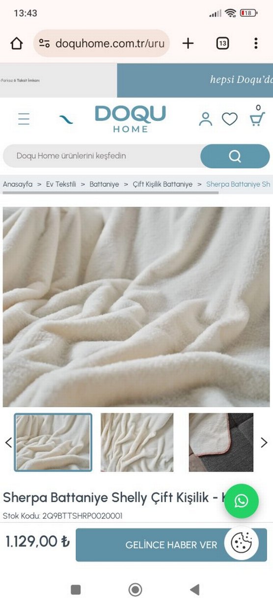 Çift Kişilik Battaniye - Görsel 3