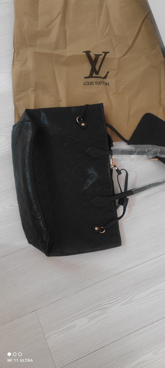 Klasik Siyah Deri Parisien Çanta - Görsel 2