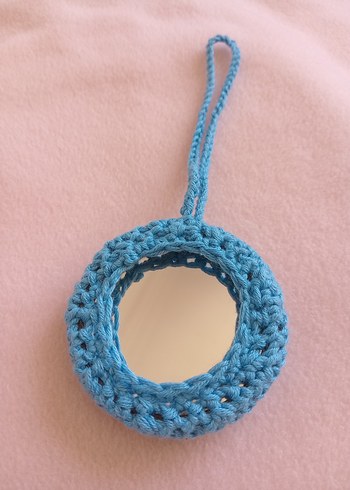 Mavi Aynalı Anahtarlık - Görsel 3