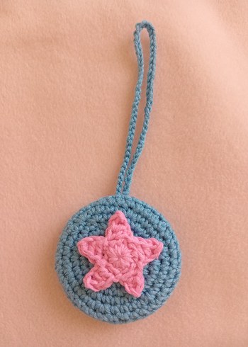 Mavi Aynalı Anahtarlık - Görsel 2