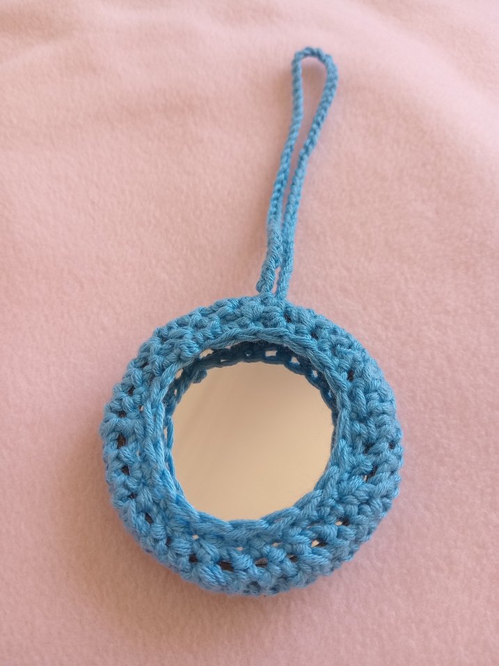 Mavi Aynalı Anahtarlık - Görsel 3