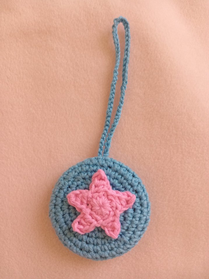 Mavi Aynalı Anahtarlık - Görsel 2