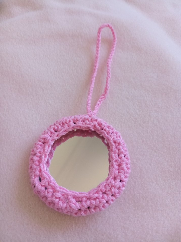 Pembe Aynalı Anahtarlık - Görsel 4